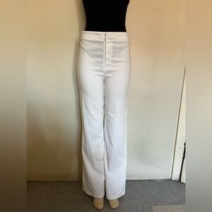 White Fox Boutique White High-Waisted Pants